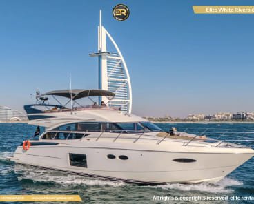 Elite White Rivera 60 Yacht – Yacht mieten in Dubai, 18.3 m