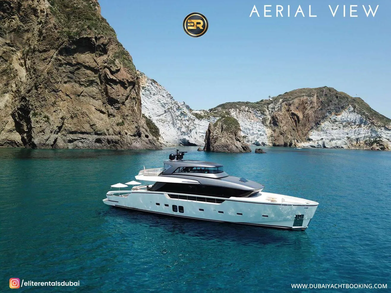 Elite White Stealth Riva 100 Yacht - Thumbnail 2