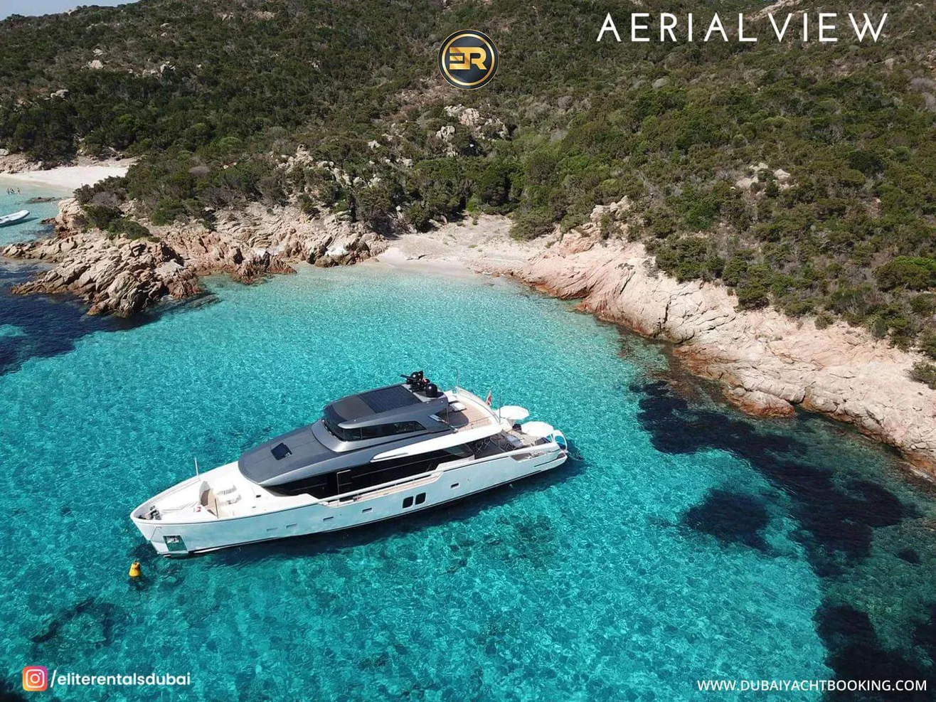 Elite White Stealth Riva 100 Yacht - Thumbnail 3