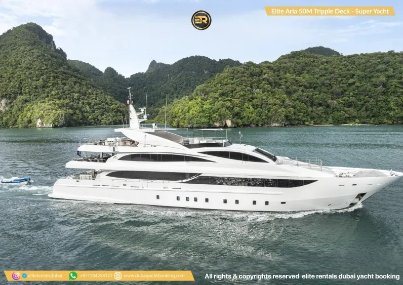 Elite Aria 50M Triple Deck - Super Yacht – Yacht mieten in Dubai, 15.2 m