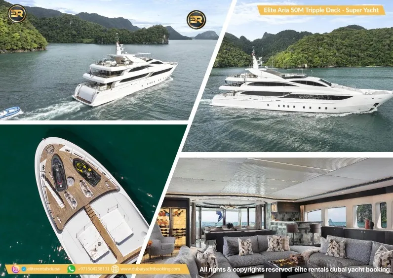 Elite Aria 50M Triple Deck - Super Yacht - Thumbnail 3