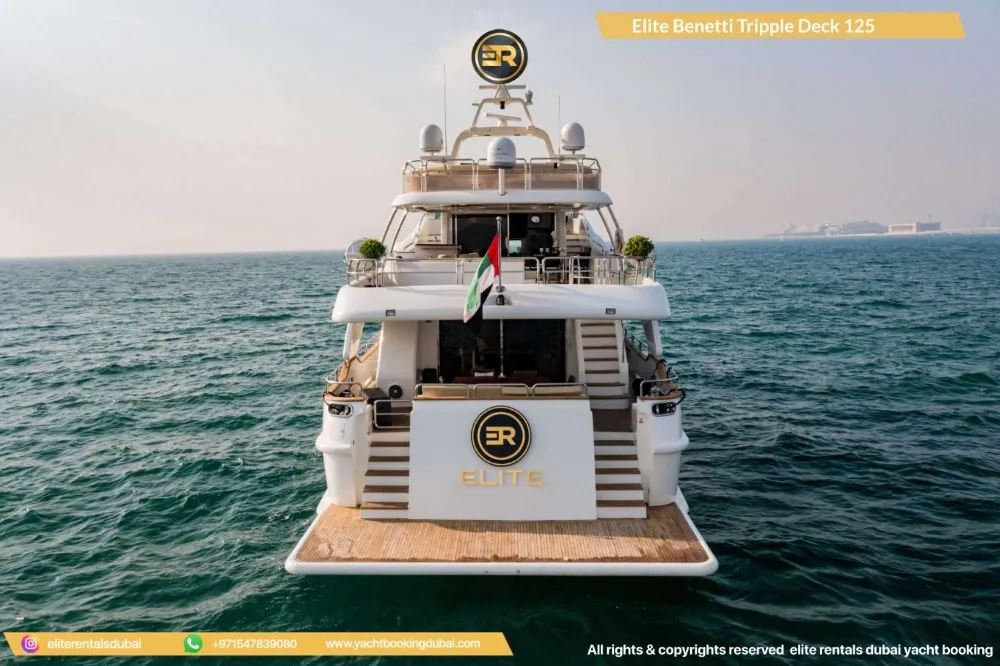 elite benetti Triple deck 125 yacht - Thumbnail 6