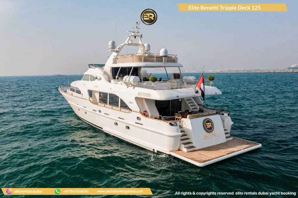 elite benetti Triple deck 125 yacht - Thumbnail 7