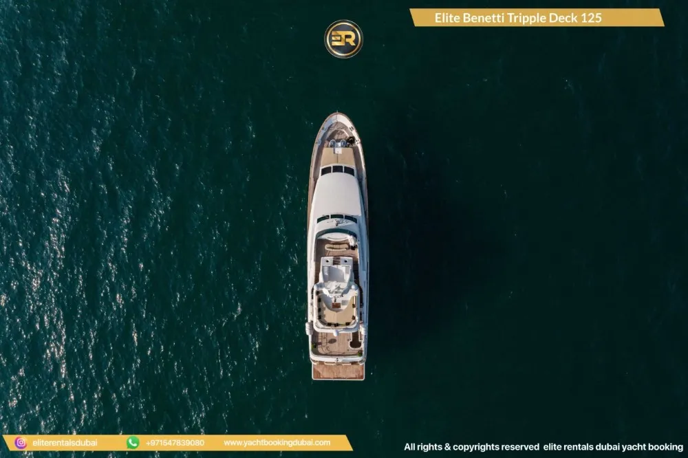elite benetti Triple deck 125 yacht - Thumbnail 8