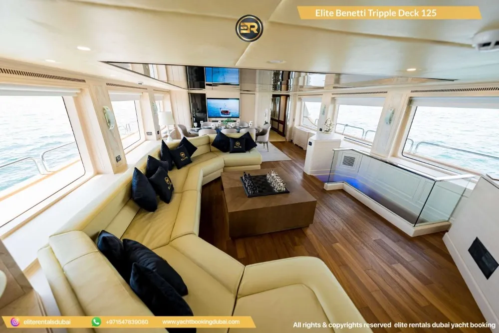 elite benetti Triple deck 125 yacht - Thumbnail 10