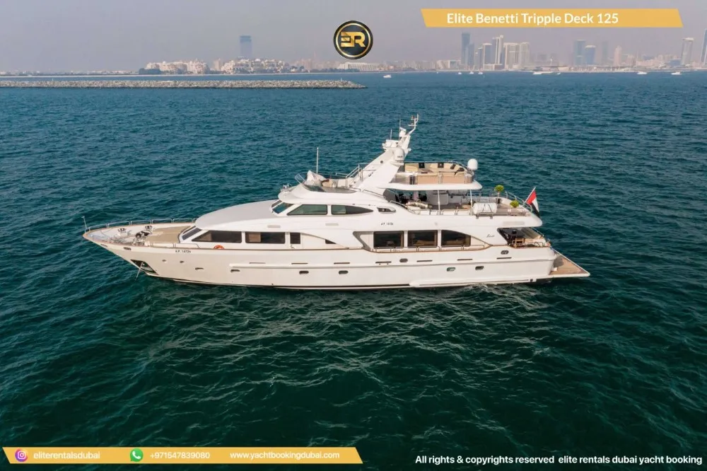 elite benetti Triple deck 125 yacht - Thumbnail 11