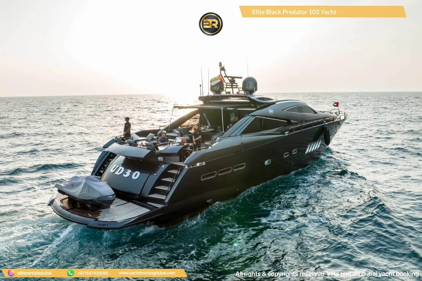 Elite Black Predator 105 Yacht - Thumbnail 6