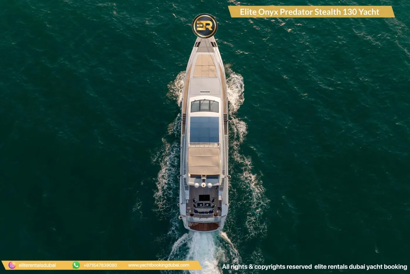 Elite Onyx Predator Stealth 130 Yacht - Thumbnail 3