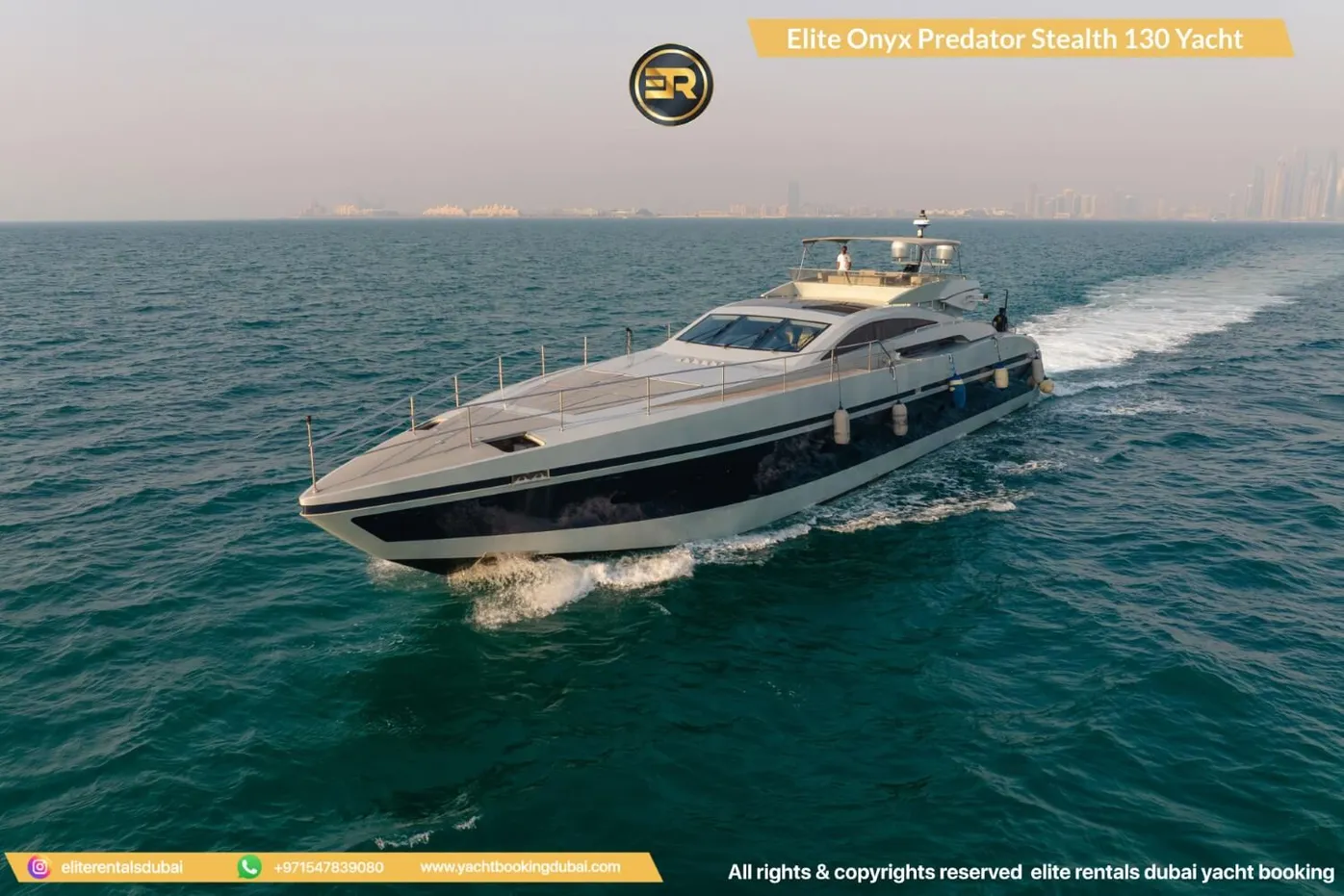 Elite Onyx Predator Stealth 130 Yacht - Thumbnail 4