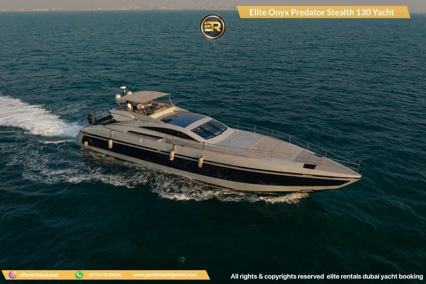 Elite Onyx Predator Stealth 130 Yacht - Thumbnail 6