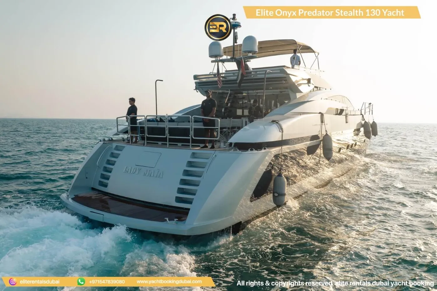 Elite Onyx Predator Stealth 130 Yacht - Thumbnail 7
