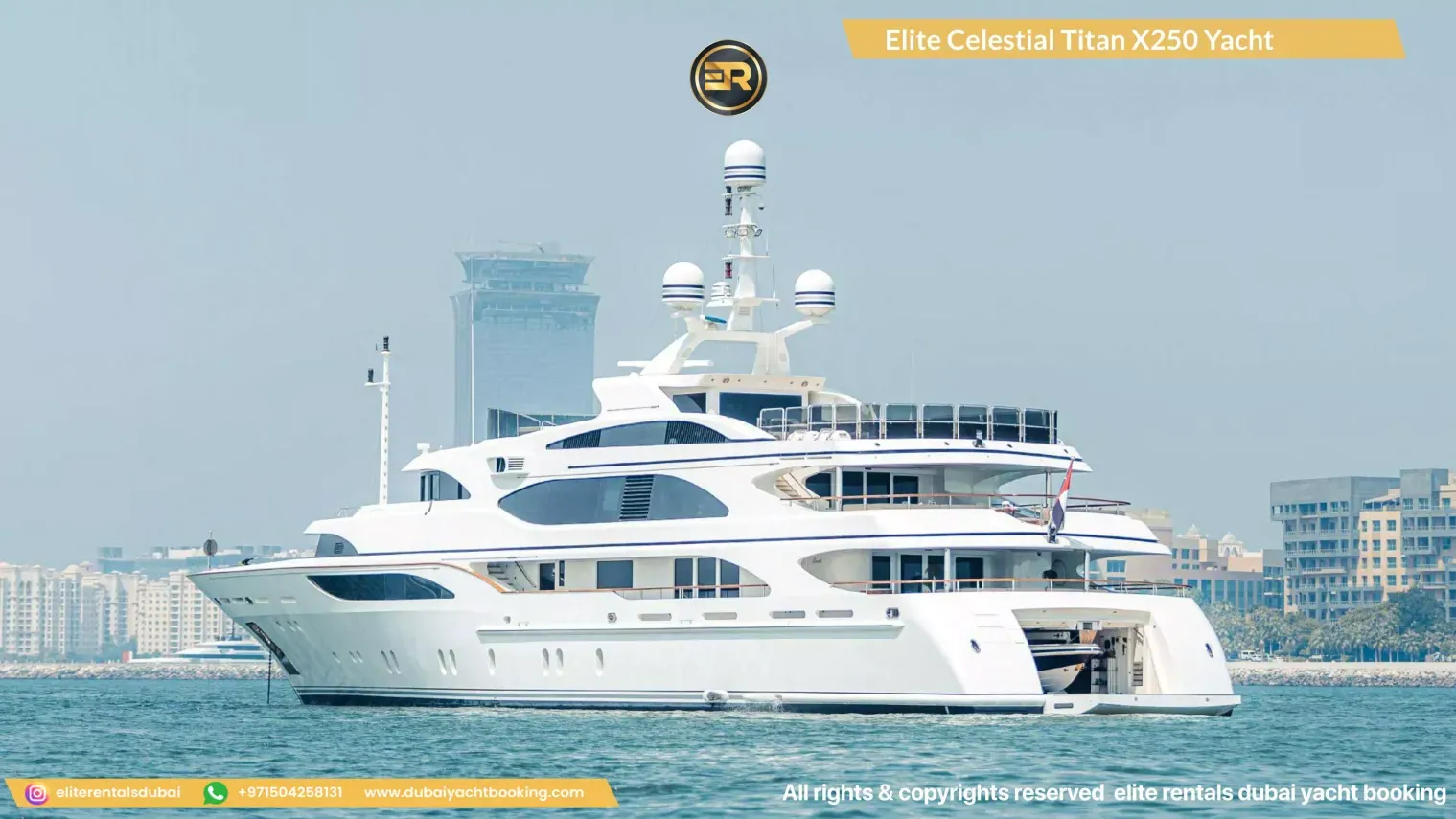 Elite Celestial Titan Yacht – Yacht mieten in Dubai