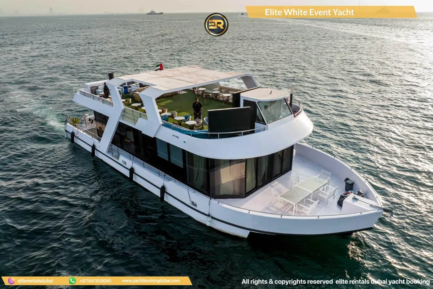 Elite White Event 120 Yacht – Yacht mieten in Dubai, 36.6 m