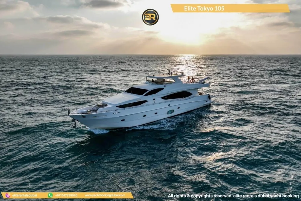 Elite Diamond Tokyo 105 Yacht – Yacht mieten in Dubai, 32 m