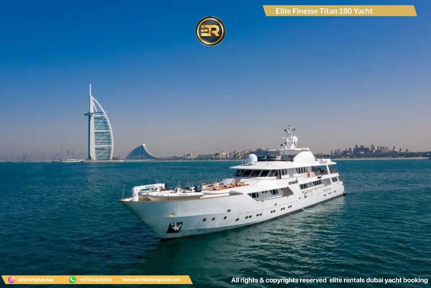 Elite Finesse Titan 180 Yacht – Yacht mieten in Dubai, 54.9 m