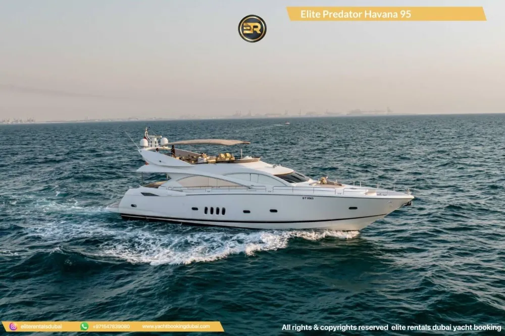Elite Predator Havana 95 Yacht – Yacht mieten in Dubai, 29 m
