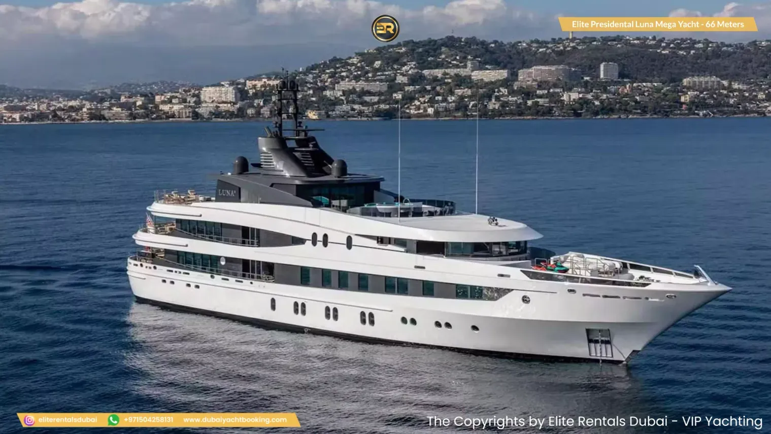 Elite Presidential Luna Mega Yacht – Yacht mieten in Dubai