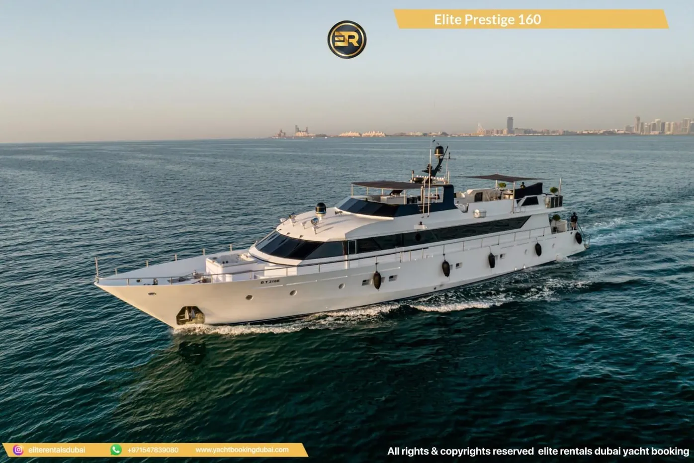 Elite Prestige 160 Yacht – Yacht mieten in Dubai, 48.8 m