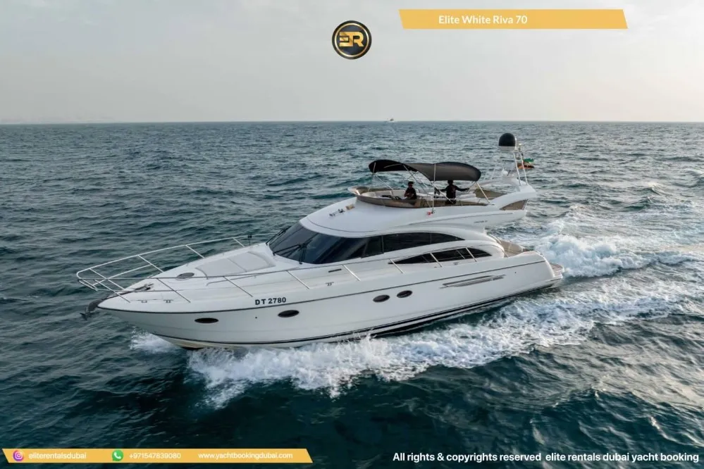Elite White Riva 70 Yacht - Bild 1