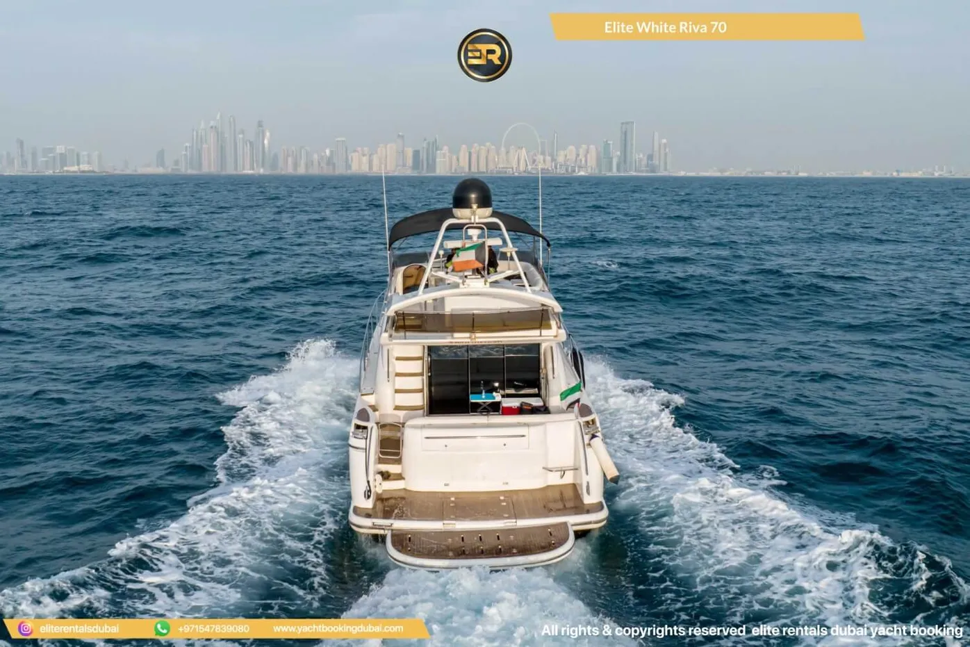 Elite White Riva 70 Yacht - Thumbnail 9