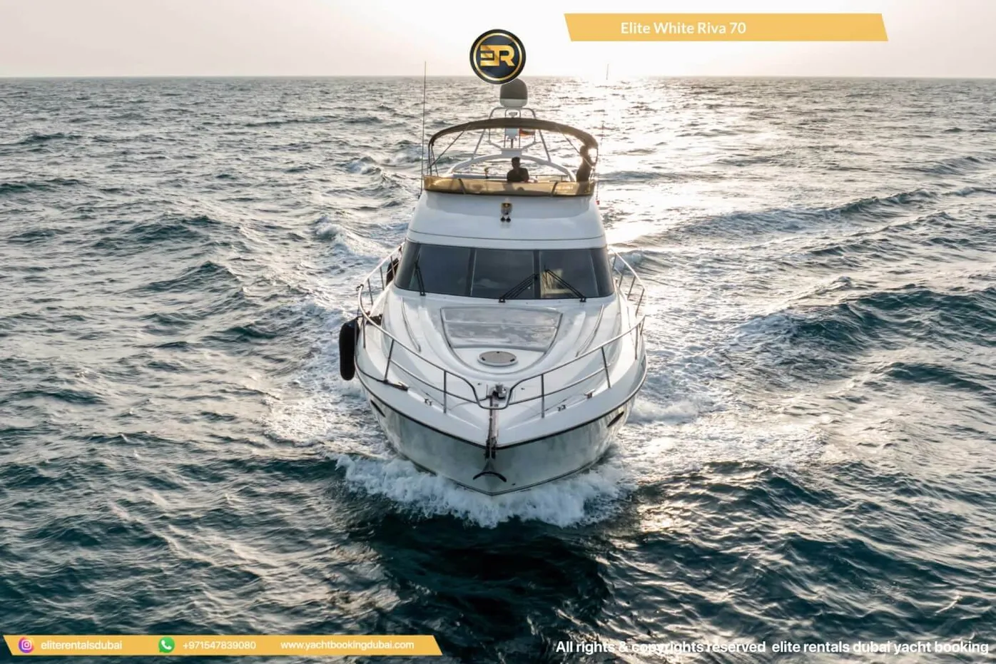 Elite White Riva 70 Yacht - Thumbnail 10