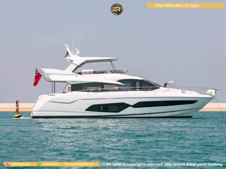 Elite White Riva 75 Yacht - Bild 1