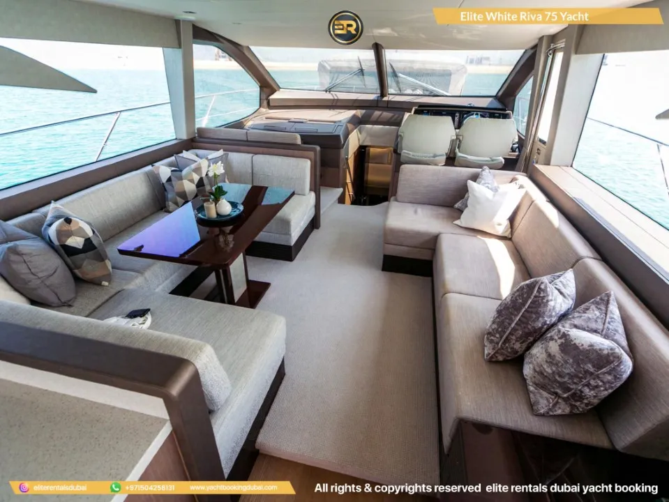Elite White Riva 75 Yacht - Thumbnail 8