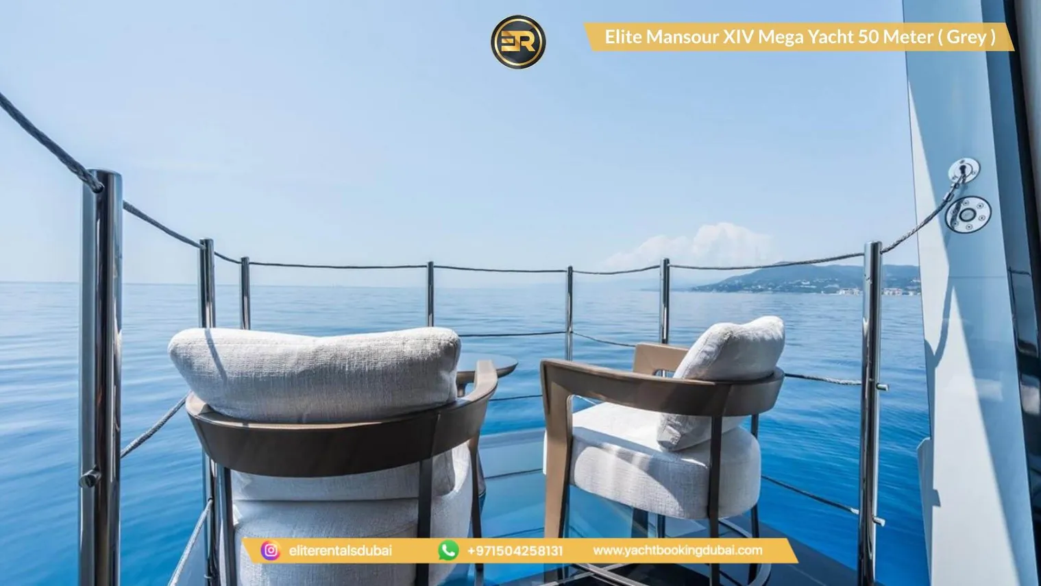 Grey Elite Mansour XIV Mega Yacht 50 Meter-15 - Thumbnail 2