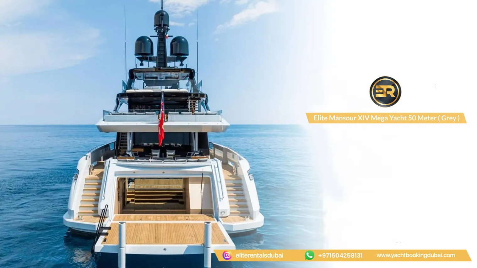 Grey Elite Mansour XIV Mega Yacht 50 Meter-15 - Thumbnail 4