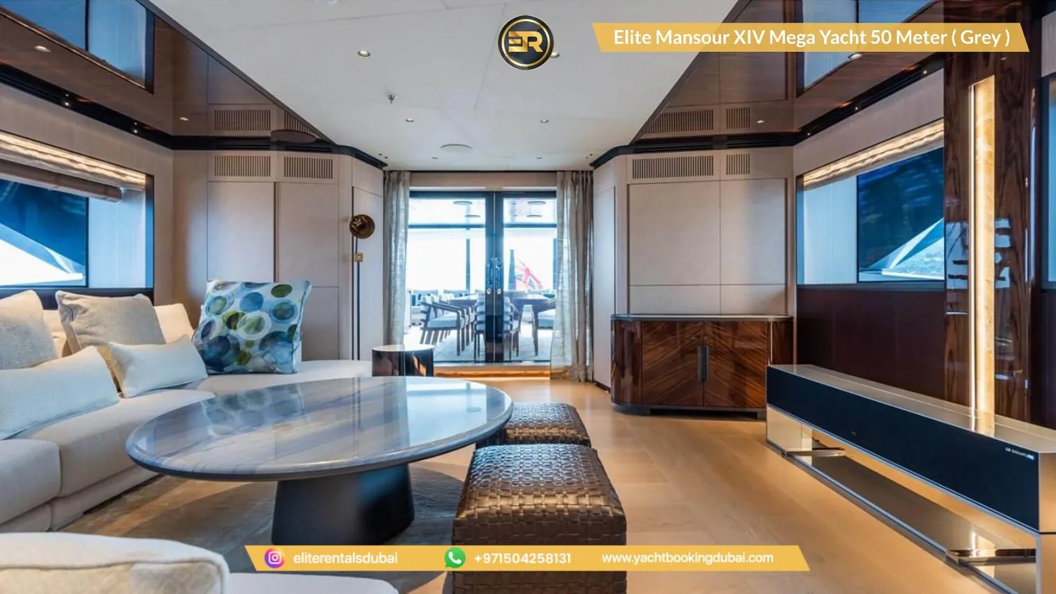 Grey Elite Mansour XIV Mega Yacht 50 Meter-15 - Thumbnail 5