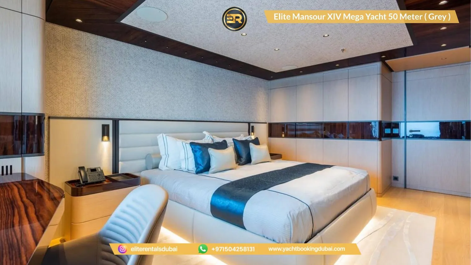 Grey Elite Mansour XIV Mega Yacht 50 Meter-15 - Thumbnail 6
